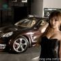 靚妹豪車誘惑