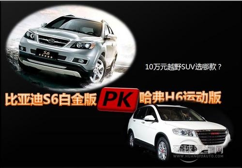 10萬(wàn)元SUV選哪款？比亞迪S6白金版VS哈弗H6運(yùn)動(dòng)版