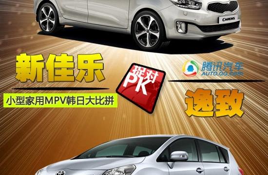新佳樂對比逸致 小型家用MPV韓日大比拼
