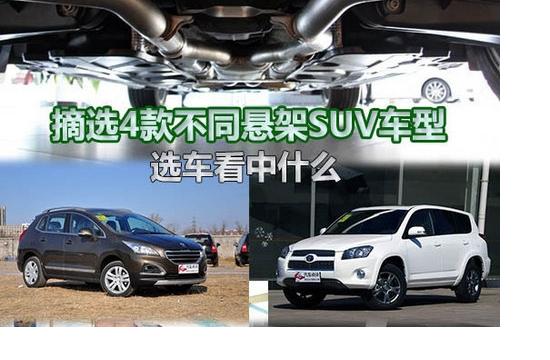 選車看中什么 摘選4款不同懸架SUV車型