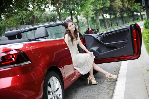 敞篷下的小清新