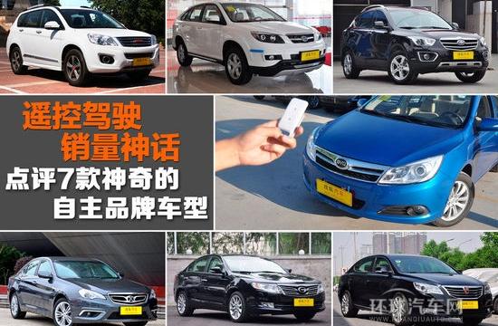 遙控駕駛/銷量神話 點評7款神奇自主車型