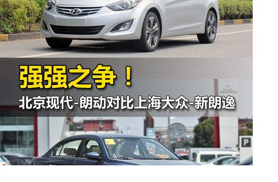 強強之爭 現代朗動對比大眾新朗逸