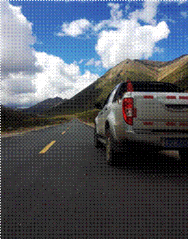 域虎單騎游西藏 形單影只“野”自由