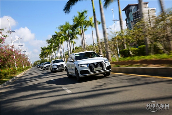 全新奧迪Q7三亞試駕