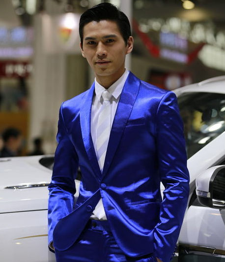 男人嫉妒女人尖叫 車展男模誘惑全場