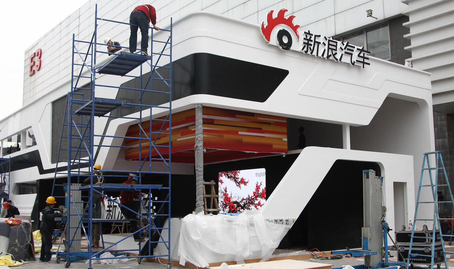 緊鑼密鼓 媒體展臺也不遜