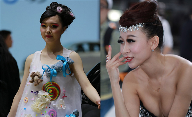 吐槽那些年車模們的雷人造型