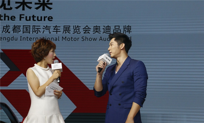 引爆成都車展的明星們