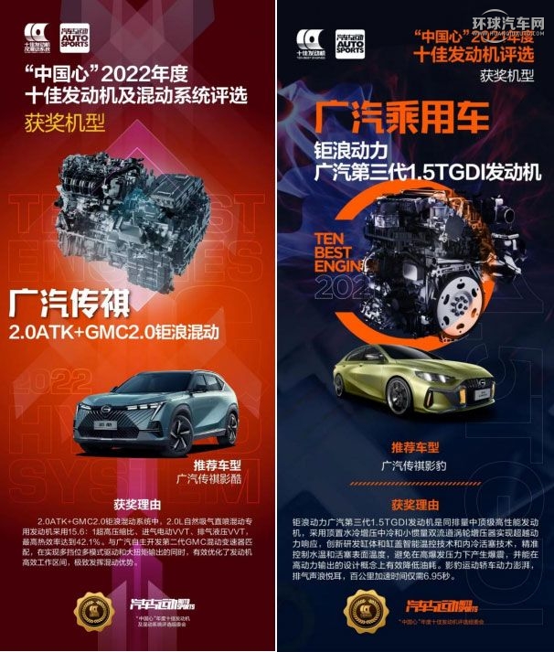 年度十佳發動機，中國影豹1.5T GDI&2.0ATK發動機閃耀“中國心”
