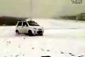 雪地撒歡 車友駕小白奇瑞QQ3漂移實錄