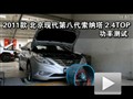 2011款北京現(xiàn)代索納塔2.4TOP功率測試